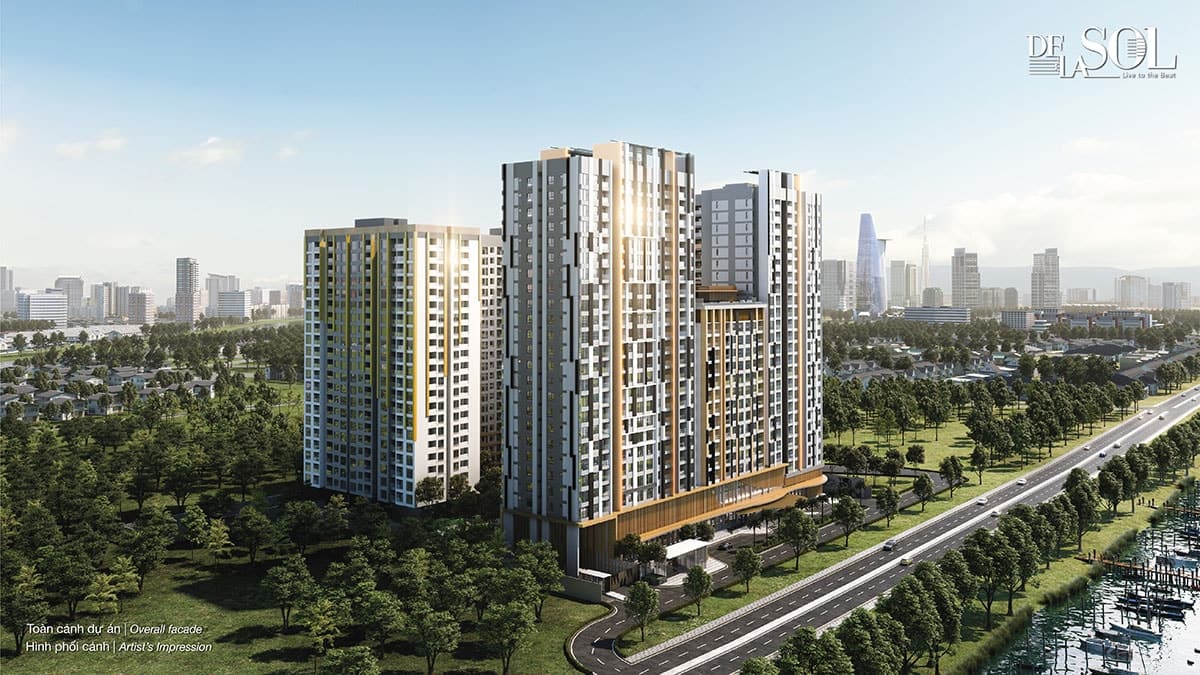 Phối cảnh dự án chung cư De La Sol Quận 4